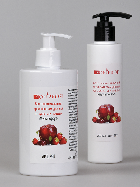 Крем для ног охлаждающий с ментолом и маслом ши Sofiprofi, 200 мл